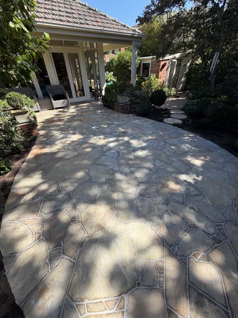 Castlemaine crazy paving