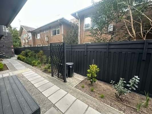 Fence Spray Painting